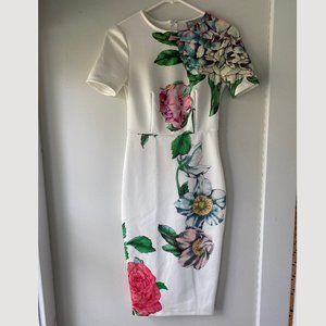 White Floral Dress